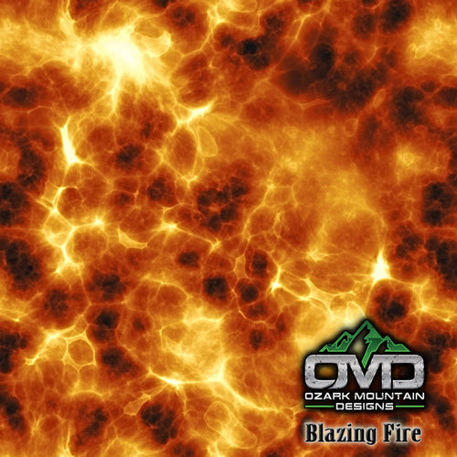 Water Transfer Printing Film - Skulls and Fire Flames