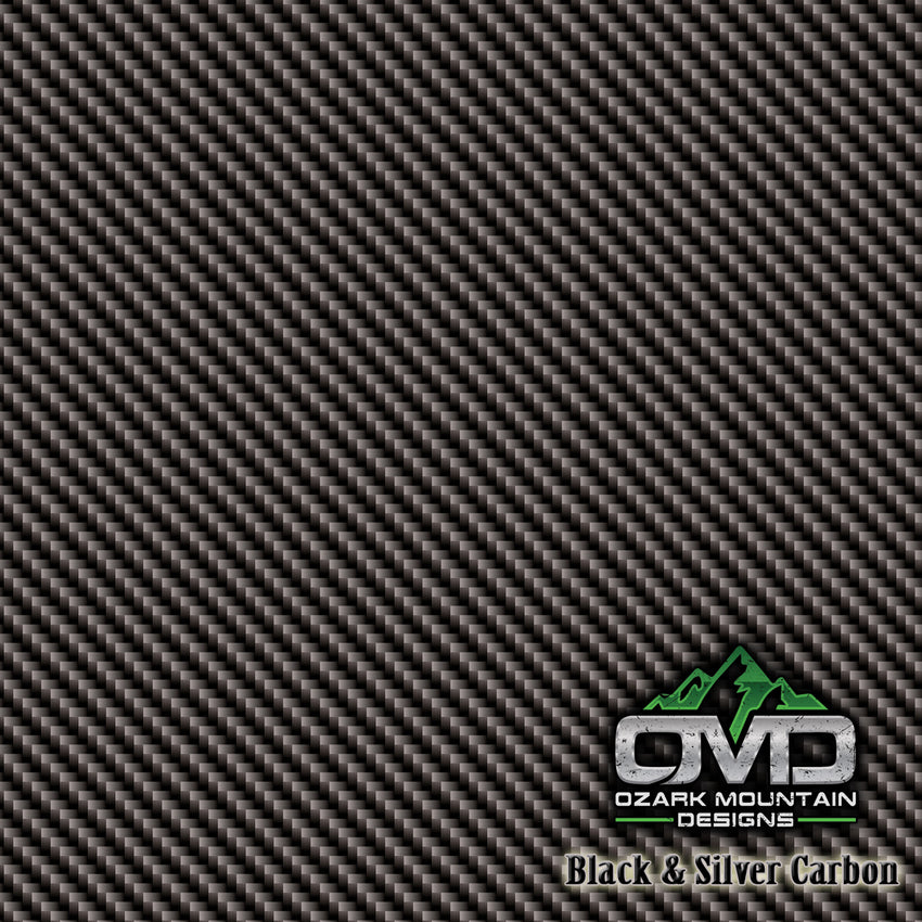 Black & Silver Carbon