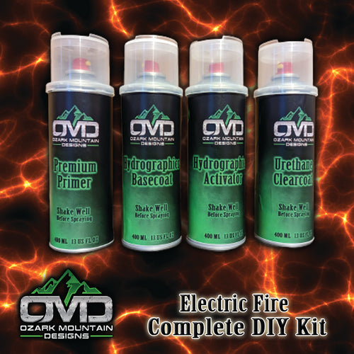 Hydrographics Aerosol DIY Dip kit - Electric Fire