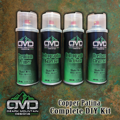 Hydrographics Aerosol DIY Dip kit - Copper Patina