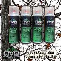 Hydrographics Aerosol DIY Dip kit - Snowy Camo Mini
