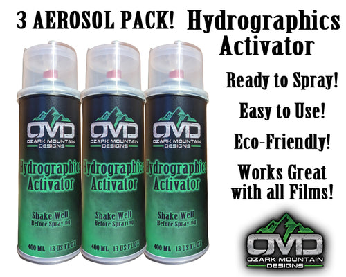 Hydrographics Activator Aerosol Can - 3 Pack!