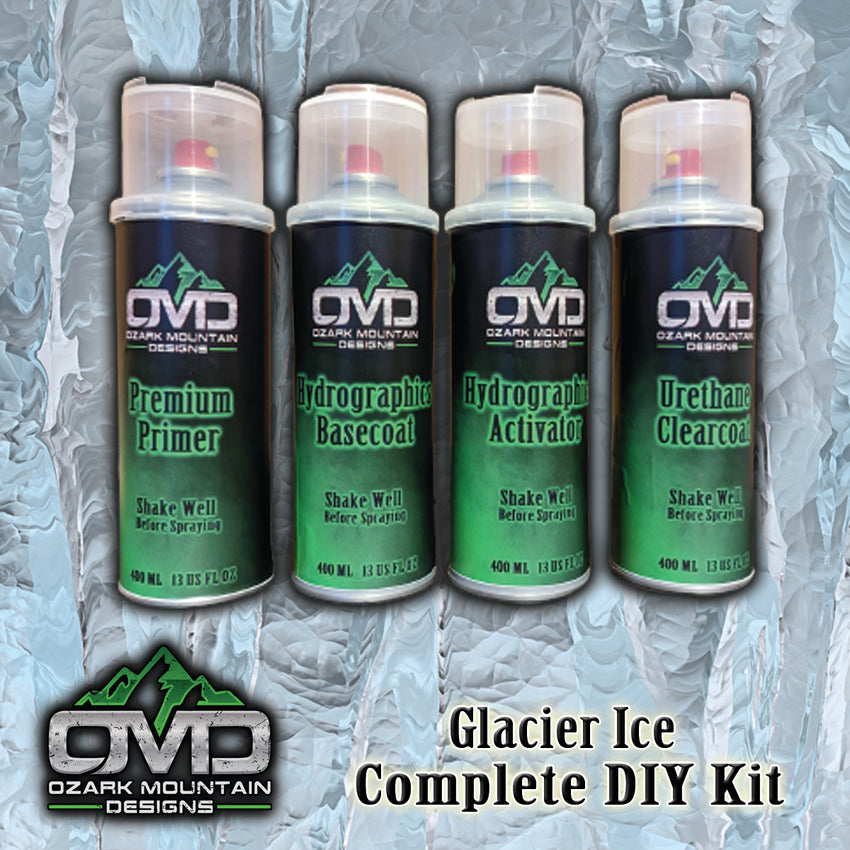Hydrographics Aerosol DIY Dip kit - Glacier Ice
