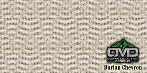 Burlap Chevron