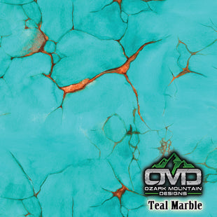 Hydrographics Aerosol DIY Dip kit - Teal Marble