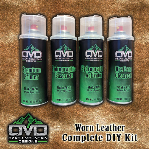 Hydrographics Aerosol DIY Dip kit - Worn Leather