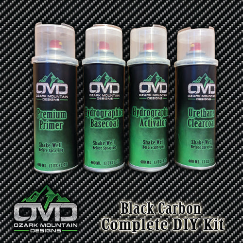 Hydrographics Aerosol DIY Dip kit - Black Carbon
