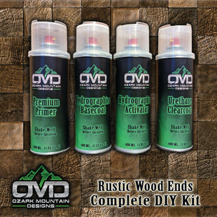 Hydrographics Aerosol DIY Dip kit - Rustic Wood Ends