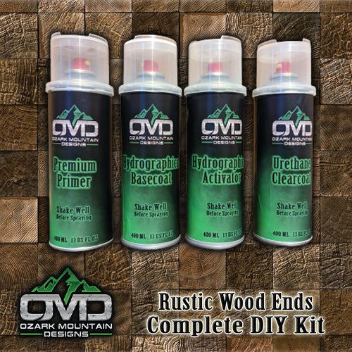 Hydrographics Aerosol DIY Dip kit - Rustic Wood Ends