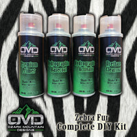 Hydrographics Aerosol DIY Dip kit - Zebra Fur