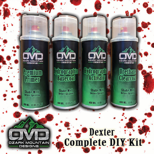 Hydrographics Aerosol DIY Dip kit - Blood Splatter