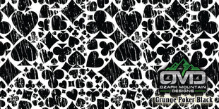 Grunge Poker Black