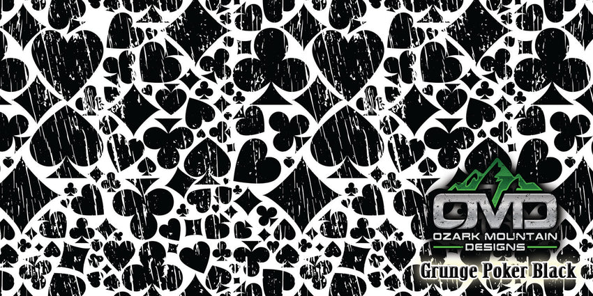 Grunge Poker Black