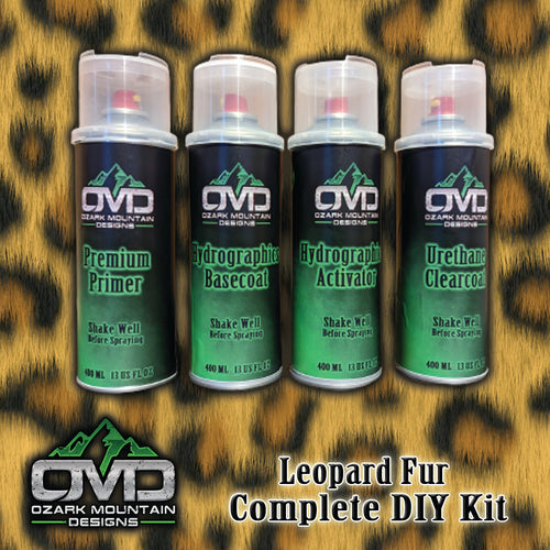 Hydrographics Aerosol DIY Dip kit - Leopard Fur