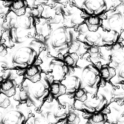 Angry Skull and Crossbones