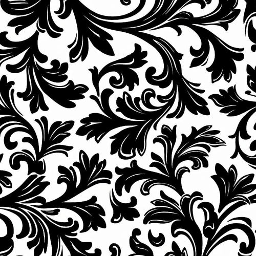 Black Antique Scrolls