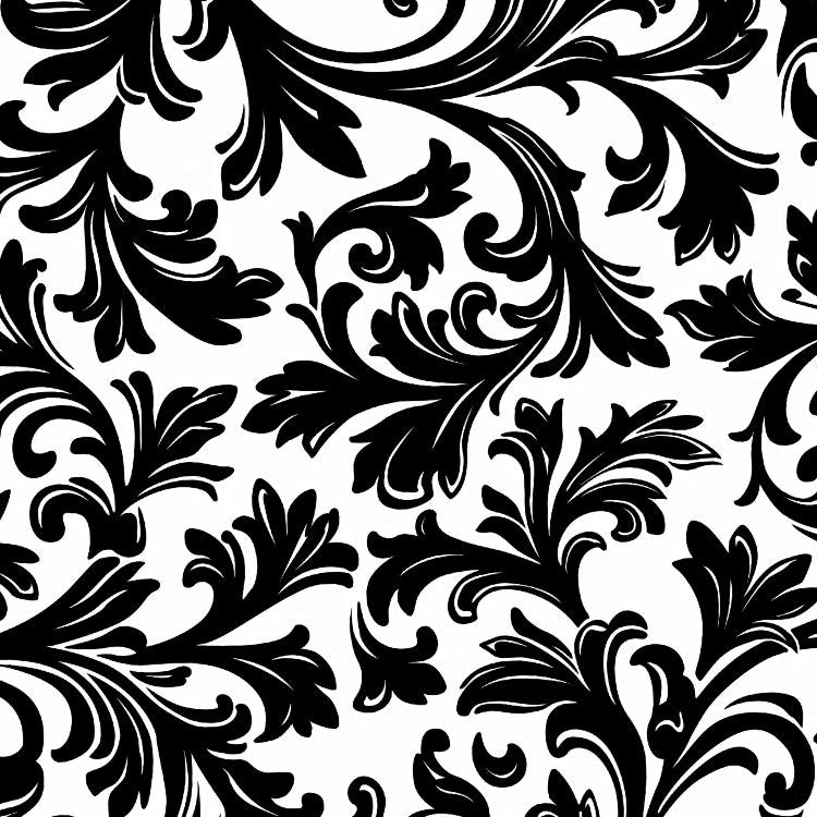 Black Antique Scrolls