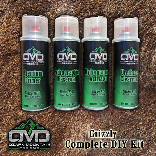 Hydrographics Aerosol DIY Dip kit - Grizzly