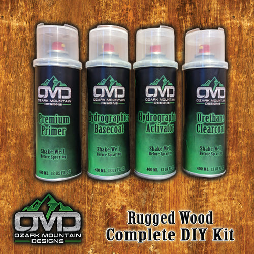 Hydrographics Aerosol DIY Dip kit - Rugged Wood