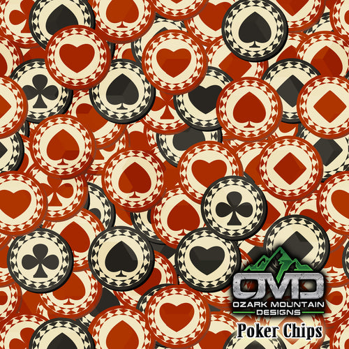 Hydrographics Aerosol DIY Dip kit - Poker Chips