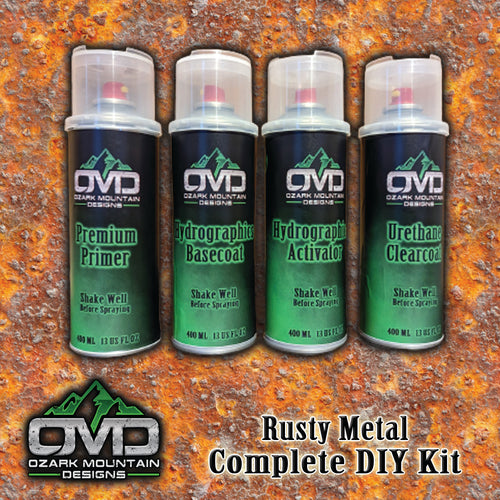 Hydrographics Aerosol DIY Dip kit - Rusty Metal