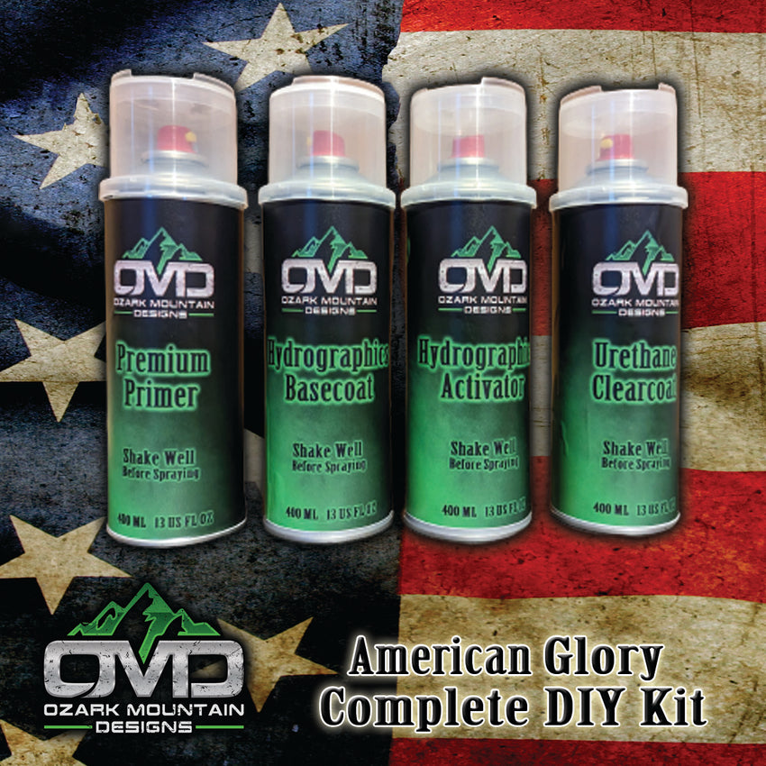 Hydrographics Aerosol DIY Dip kit - American Glory