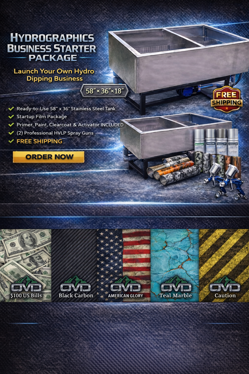 Hydrographics Business Starter Package - Hydrographics Tank