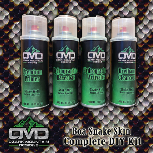Hydrographics Aerosol DIY Dip kit - Boa Snake Skin