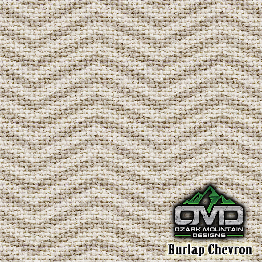 Burlap Chevron