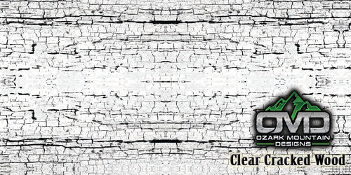 Clear Cracked Wood