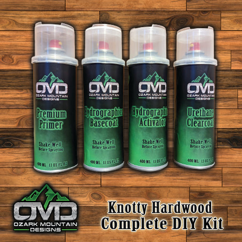 Hydrographics Aerosol DIY Dip kit - Knotty Hardwood