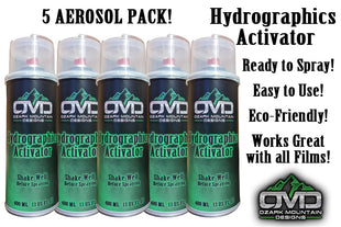 Hydrographics Activator Aerosol Can - 5 Pack!