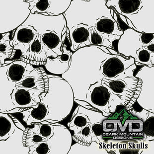 Hydrographics Aerosol DIY Dip kit - Skeleton Skulls