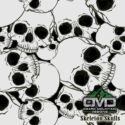 Hydrographics Aerosol DIY Dip kit - Skeleton Skulls