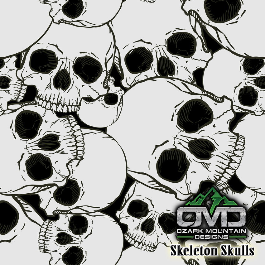 Hydrographics Aerosol DIY Dip kit - Skeleton Skulls