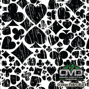 Grunge Poker Black