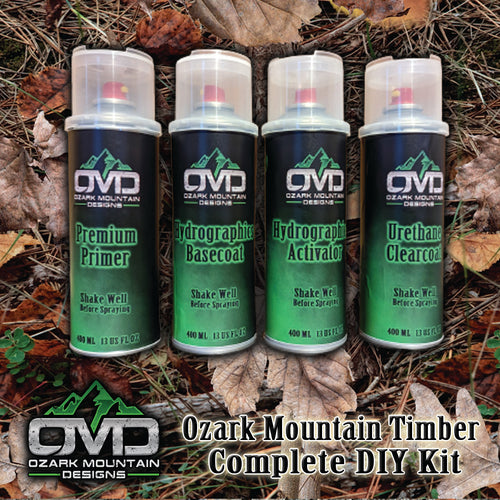 Hydrographics Aerosol DIY Dip kit - Ozark Mountain Timber