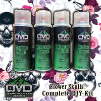 Hydrographics Aerosol DIY Dip kit - Flower Skulls