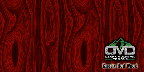 Knotty Red Wood