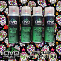 Hydrographics Aerosol DIY Dip kit - Sugar Skulls