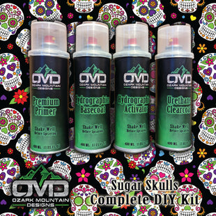 Hydrographics Aerosol DIY Dip kit - Sugar Skulls
