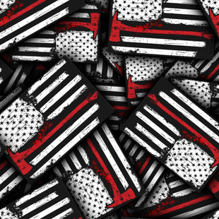 Hydrographics Aerosol DIY Dip kit - Firefighter Ax Flag